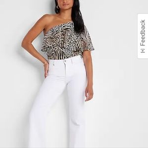 Express size medium Rachel Zoe animal print body suit